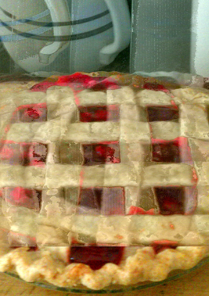 A picture of double pie crust.