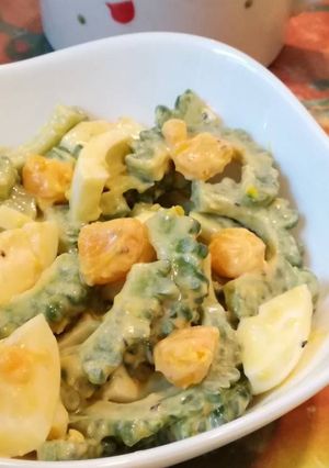Foto resep Salad Pare Telur saus Mayones