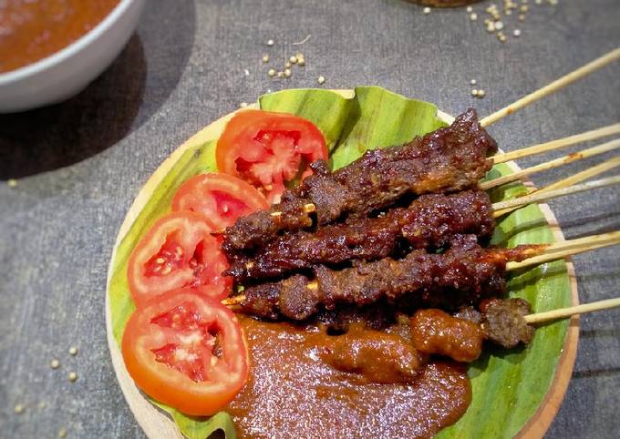 Resep: 185. Sate (Daging Sapi) Yang Enak