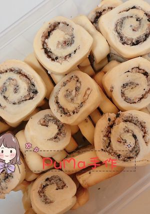 ［寵物零食］堅果捲餅乾 的食譜成品照片