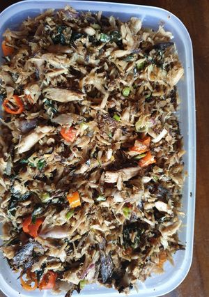 Foto resep Abon ikan pindag tongkol sereh