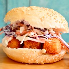 Homemade Fish Finger Buns A picture of Homemade Fish Finger Buns.