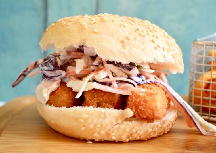 Steps to Make Any-night-of-the-week Homemade Fish Finger Buns