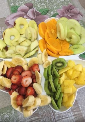 صورة لوصفة فواكه مشكله انا بفضلها في رمضان