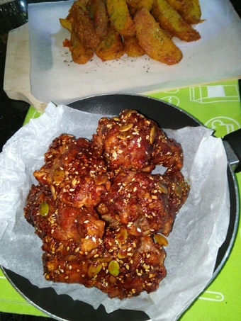 Cara Mudah Membikin Resep Korean Spicy Honey Butter Fried Chicken yang  Bikin Ketagihan Anti Ribet, Menggugah Selera