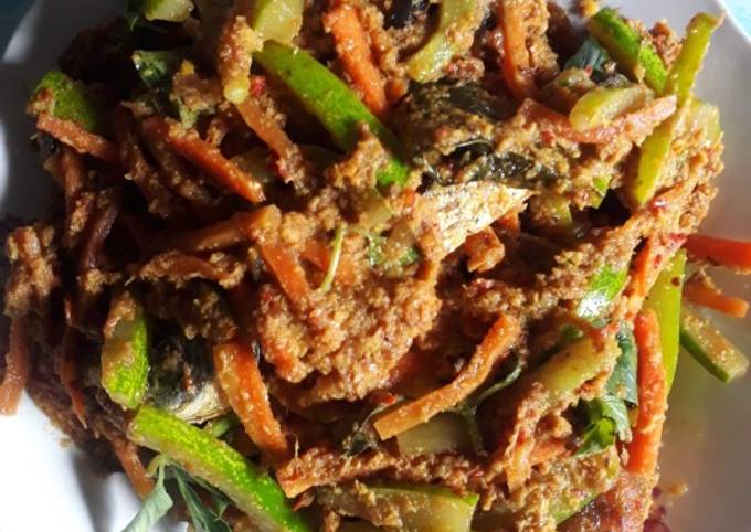 Cara bikin Gurame acar kemiri Cara bikin Gurame acar kemiri