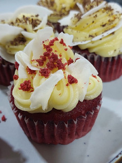 Una foto de Cupcakes Red velvet