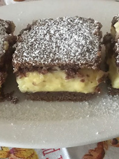 Tejfölös pudingos szelet laktózmentesen recept fotója