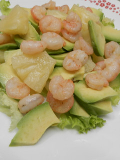 Una foto de Ensalada de aguacate