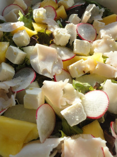 Una foto de Ensalada de pechuga de pavo