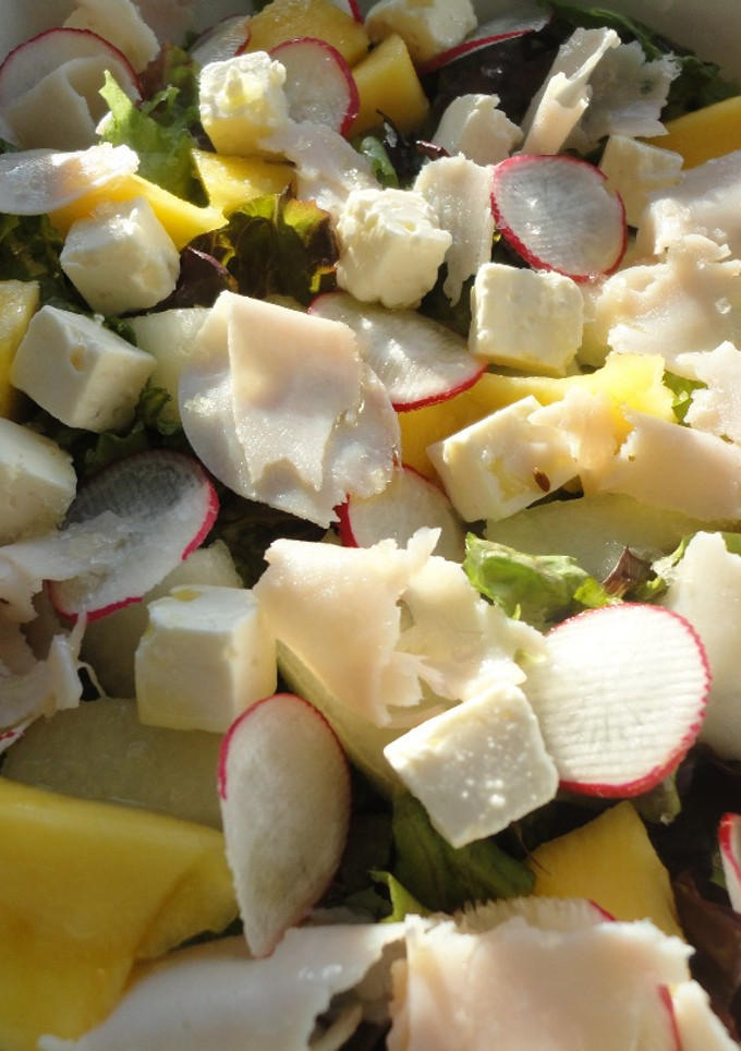 Una foto de Ensalada de pechuga de pavo