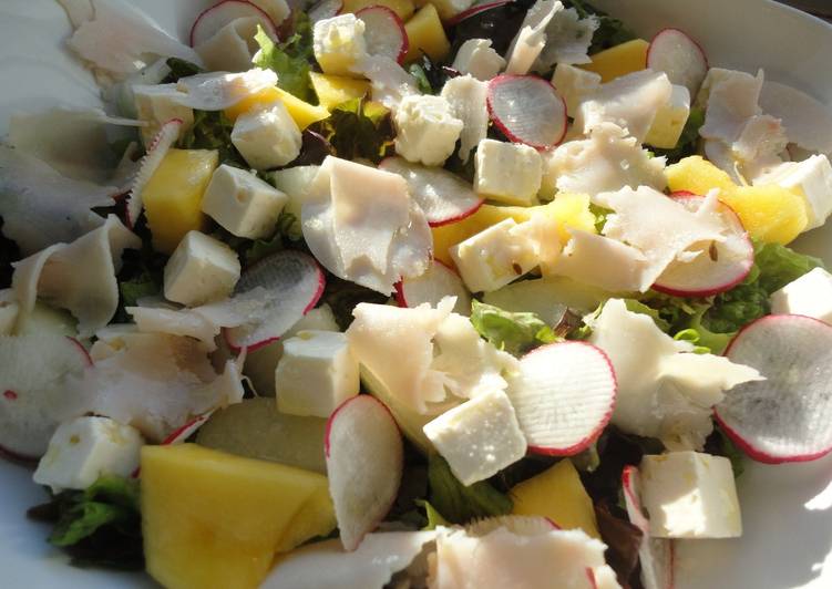 Ensalada de pechuga de pavo
