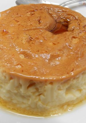 Una foto de Flan de huevo con mascarpone
