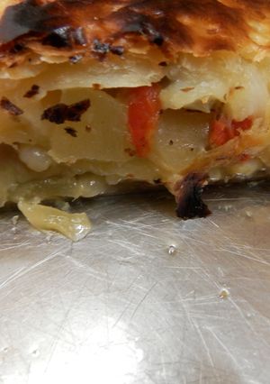Una foto de Hojaldre de verduras