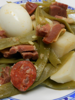 Una foto de Judías verdes con jamón serrano