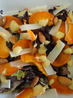 Una foto de Ensalada de albaricoques