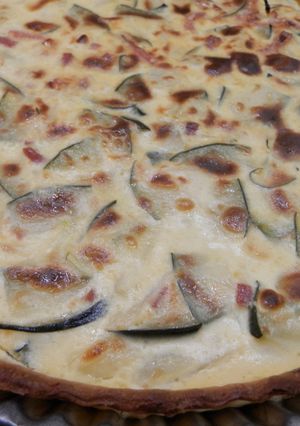 Una foto de Quiche de calabacín
