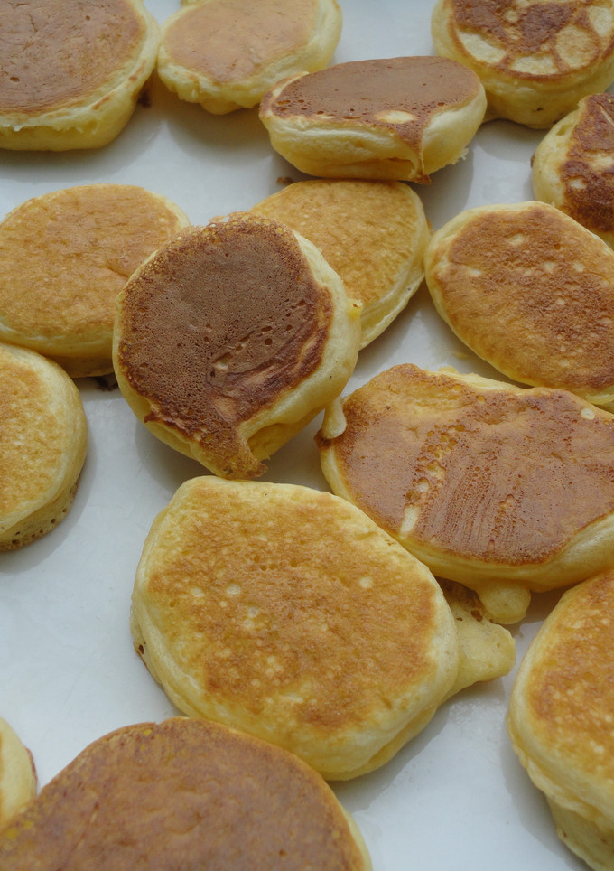 Una foto de Tortitas para canapés salados