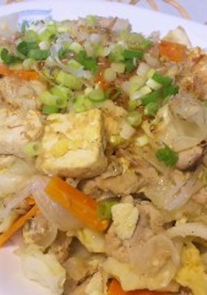 A picture of Okinawan Stir-Fry: Tofu Champuru.