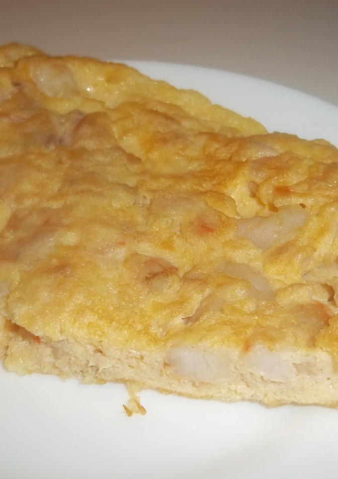 Una foto de Tortilla de gamba y atún para tupper