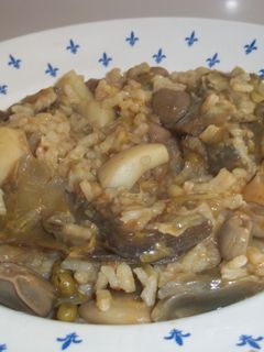 Una foto de Arroz meloso con verduras varias