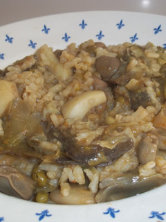 Una foto de Arroz meloso con verduras varias