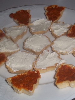 Una foto de Tartaletas de sobrasada y mousse de queso