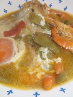 Una foto de Guiso de verduras con pescado