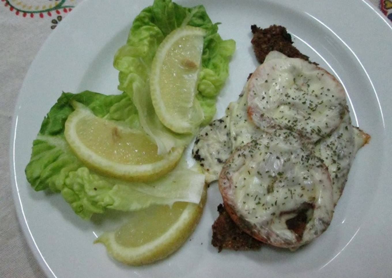 Milanesas a la napolitana dietéticas