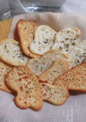 Una foto de Galletitas saladas dietéticas