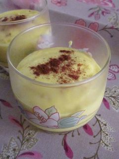 Una foto de Natilla de vainilla falsa para dieta
