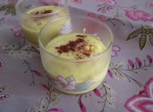 Foto principal de Natilla de vainilla falsa para dieta