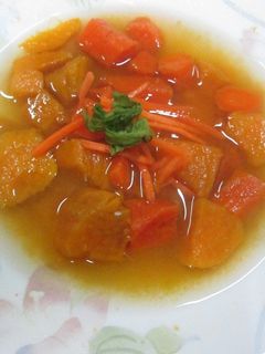 Una foto de Sopa de batata y zanahoria