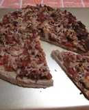 Pizza con base de tofu para dieta