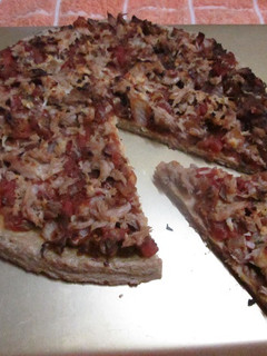 Una foto de Pizza con base de tofu para dieta