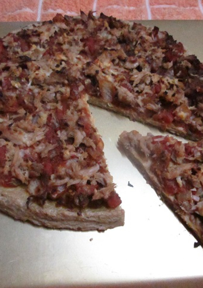 Una foto de Pizza con base de tofu para dieta