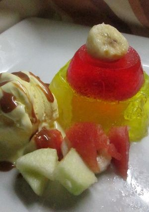 Una foto de Postre de verano: tres en uno