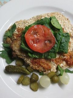 Una foto de Filetes de pollo rebozados con salvado de avena