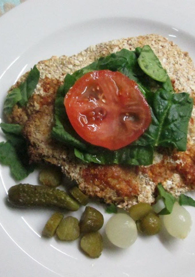 Una foto de Filetes de pollo rebozados con salvado de avena