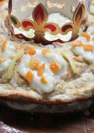 Una foto de Roscón de Reyes con salvados dietético
