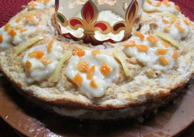 Roscón de Reyes con salvados dietético