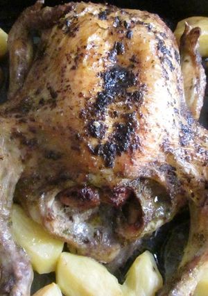 Una foto de Pollo relleno de chorizo criollo 