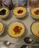 Flan al caramelo con topping selección