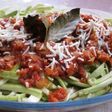 Espaguetis de calabacines con salsa de tomate diet