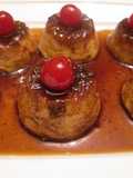 Budincitos de bollería con caramelo 