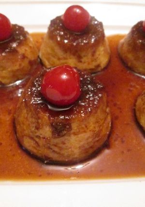 Una foto de Budincitos de bollería con caramelo 