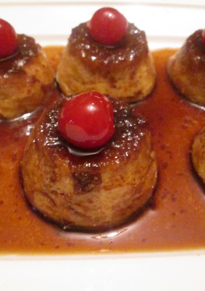 Una foto de Budincitos de bollería con caramelo 
