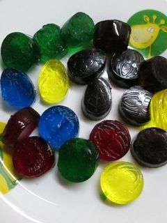 Una foto de Bombones de gelatina sin azúcar