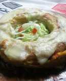 Rosca de hojaldre con maíz para tupper