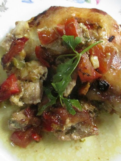 Una foto de Pollo asado con sabor tex mex